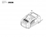 Bosch 2 607 225 929 GAL 1880 CV Fast Charger 18 V / MEX Spare Parts